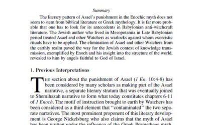 Reviewing “The Punishment of Asael (1 En. 10:4-8) and Mesopotamian Anti-Witchcraft Literature”